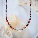 Collier JIVAL – Harmonie de Tourmaline, Opale et Labradorite