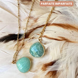 Collier Justine Amazonite 1 2 - Parfaites Imparfaites