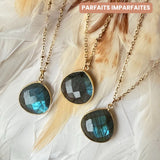 Collier Justine Labradorite 1, 2, 3 - Parfaites Imparfaites