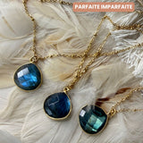 Collier Justine Labradorite 1, 2, 3 - Parfaites Imparfaites