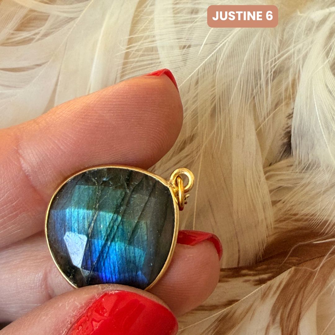 Collier Justine Labradorite 4, 5, 6 - Parfaites Imparfaites