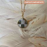 Collier Justine Pierre de lune Labradorite- Parfaites Imparfaites