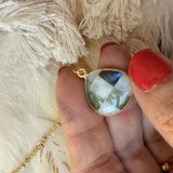 Collier Justine Pierre de lune Labradorite- Parfaites Imparfaites