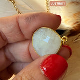 Collier Justine Pierre de lune 1,2, 3 - Parfaites Imparfaites