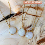 Collier Justine Pierre de lune 1,2, 3 - Parfaites Imparfaites