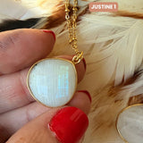 Collier Justine Pierre de lune 1,2, 3 - Parfaites Imparfaites
