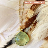 Collier Justine Prehnite - Parfaites Imparfaites