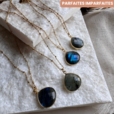 Collier Justine Labradorite 1,2,3,4 - Parfaites Imparfaites