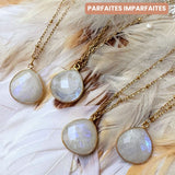 Collier Justine Pierre de lune 1,2, 3, 4 - Parfaites Imparfaites
