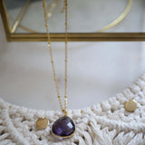 Collier Justine - Amethyste