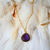 Collier Justine - Amethyste