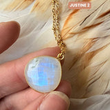 Collier Justine Pierre de lune 1,2, 3 - Parfaites Imparfaites