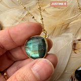 Collier Justine Labradorite 7, 8, 9 - Parfaites Imparfaites