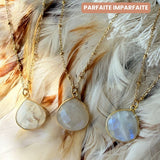 Collier Justine Pierre de lune 4 5 6 - Parfaites Imparfaites