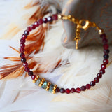 Bracelet Kamala Grenat