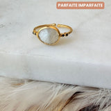 Bague Katha Pierre de lune- Parfaites Imparfaites