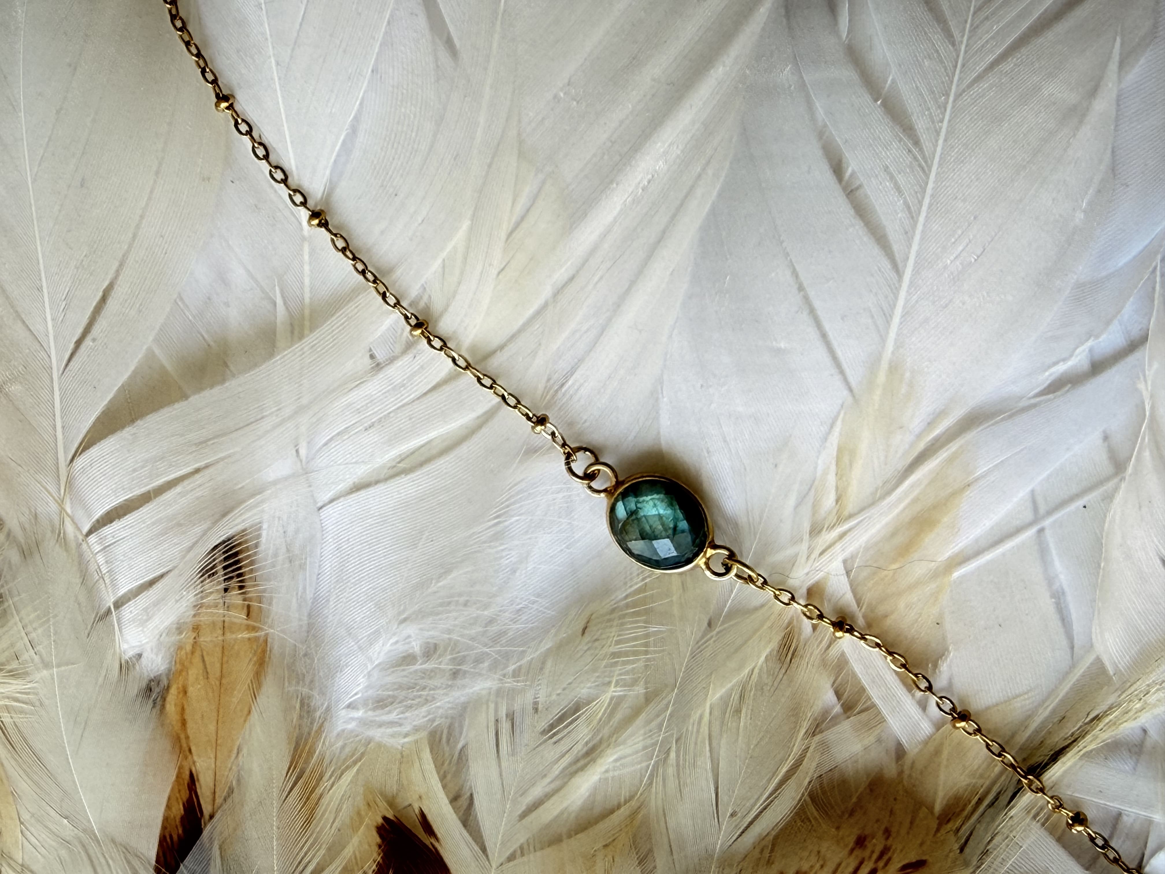 Bracelet Nino pierres au choix - Parfaites Imparfaites