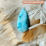 Cabochon pierre Larimar