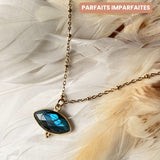 Subhagya 1 Labradorit-Halskette – perfekt unvollkommen