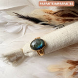 Mathilde Labradorit Ring - Perfekt