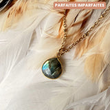 Collier Justine Labradorite 11M- Parfaites Imparfaites