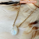 Regenbogen-Mondstein-Halskette Nora - Perfect Imperfections