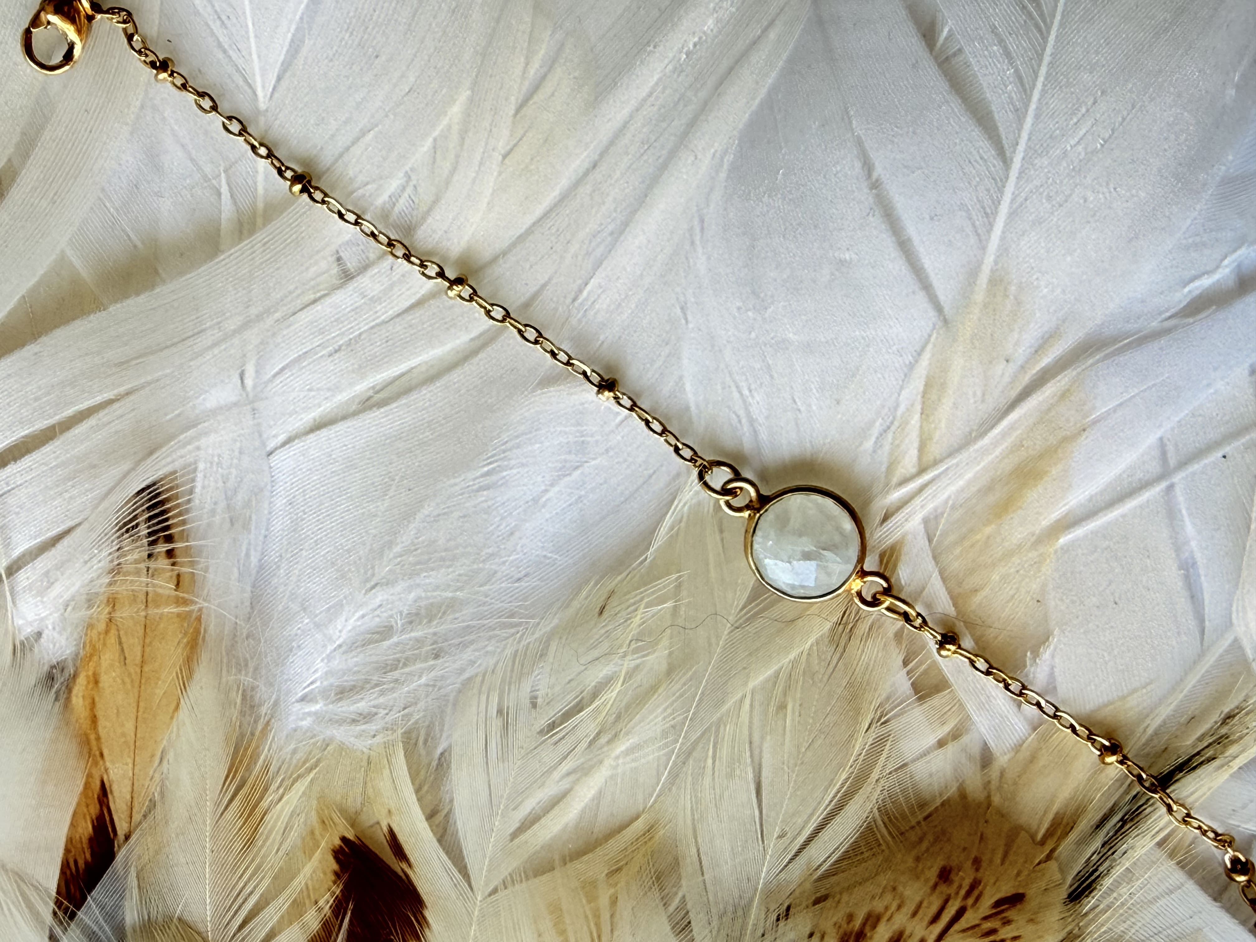 Bracelet Nino pierres au choix - Parfaites Imparfaites