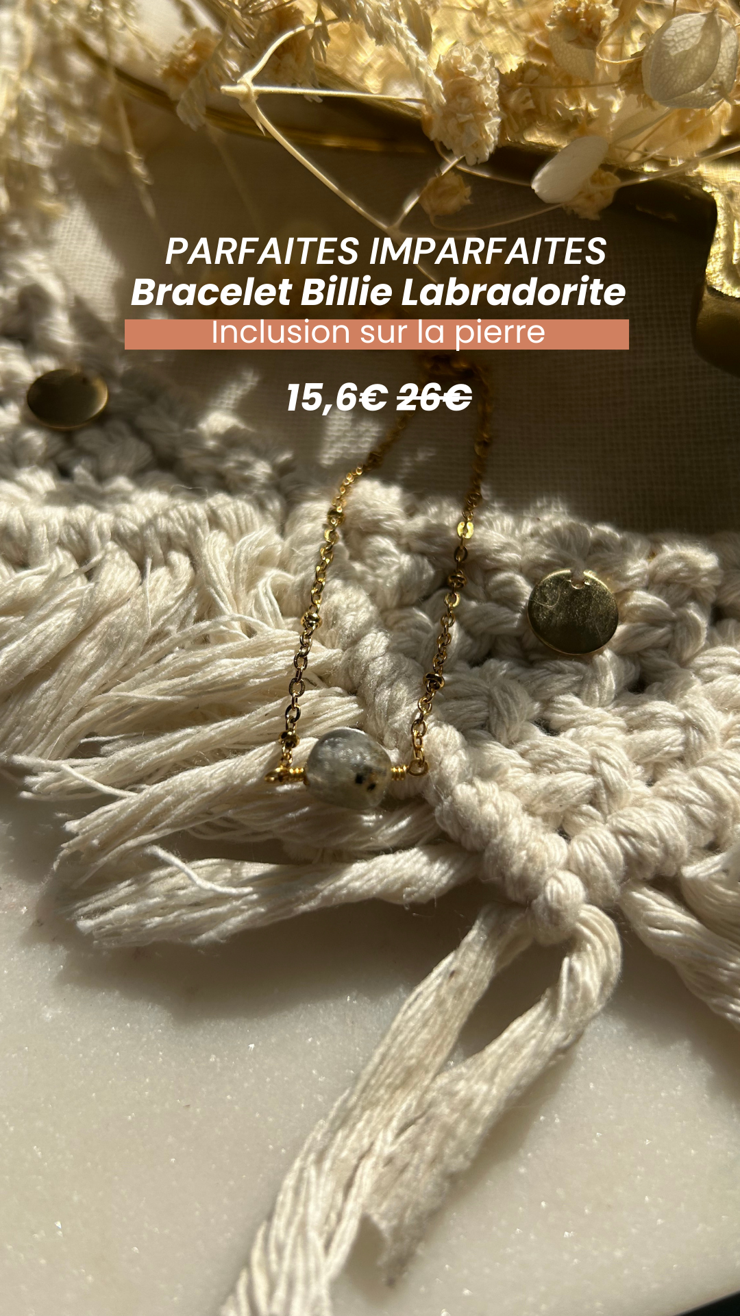 Bracelet Billie Labradorite - Parfaites Imparfaites