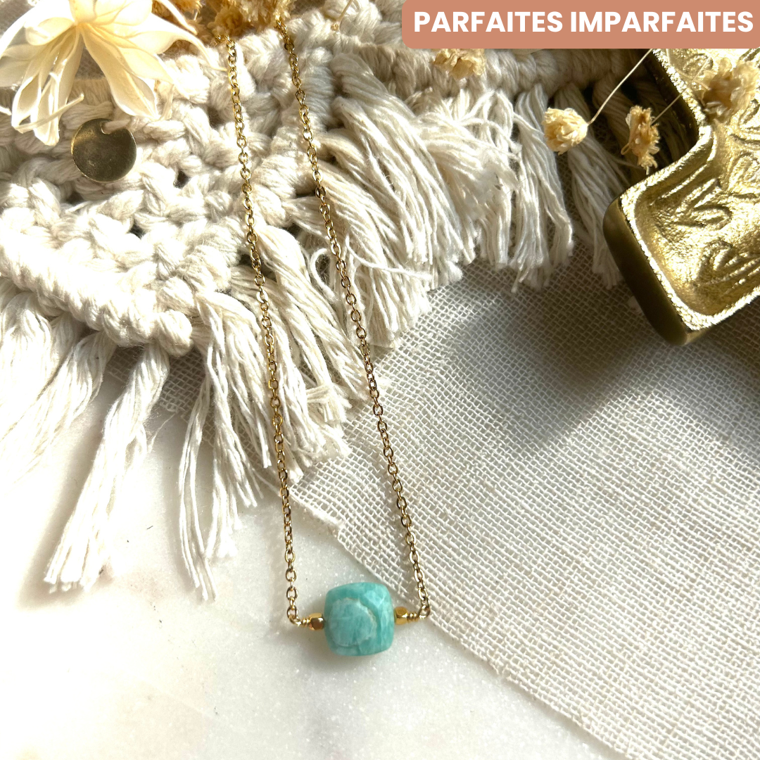 Collier Abby Amazonite - Parfaites Imparfaites