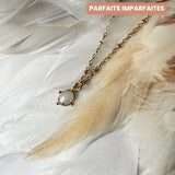 Prayan Mondstein Halskette - Perfekt Unperfekt 