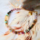 Bracelet RANGOLI Tourmaline, Amzonite, Citrine – Énergie et harmonie