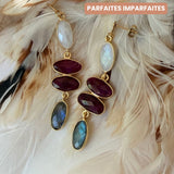 Boucles d'oreilles Ratri - Braderie Parfaites