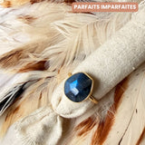 Bague Sneha labradorite  - Parfaites Imparfaites