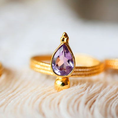 Amethystring SOMA – Ruhe & Klarheit