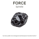 Collier Kala Raksha - Spinelle Noir Onyx Labradorite