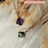 Collier Subhagya Amethyste ou Labradorite - Parfaites Imparfaites