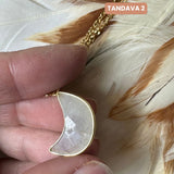 Collier Tandava Pierre de lune 1 2 3 - Braderie Parfaites