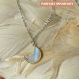 Collier ARGENTE Tandava  Pierre de lune  - Braderie Parfaites