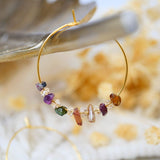 Boucles d'oreilles Prisca Tourmaline