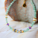 Bracelet Smriti aventurine — vue d'ensemble bijou artisanal pierre naturelle Ginandger
