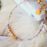 Bracelet Svara amethyste — vue d'ensemble bijou pierre naturelle Ginandger
