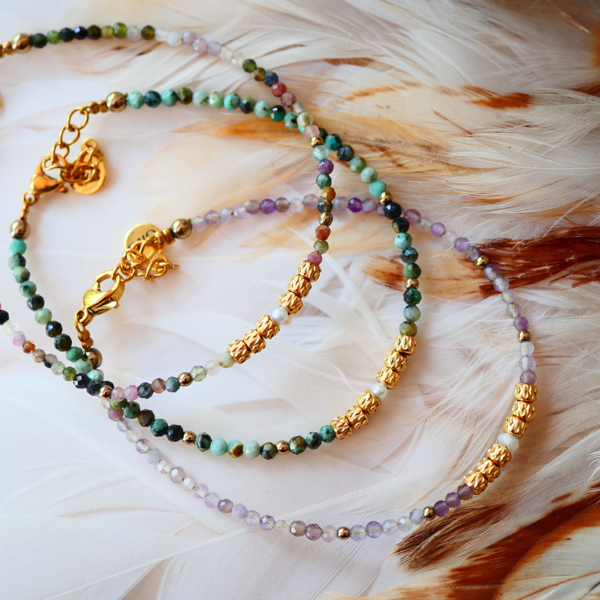 Bracelet Svara — bijou pierre naturelle artisanal Ginandger
