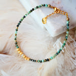 Bracelet Svara en turquoise naturelle — bijou pierre naturelle artisanal Ginandger
