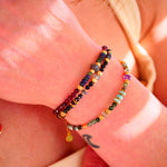 Bracelet Tamas grenat porté — bijou lithothérapie protection artisanal Ginandger
