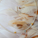 Collier Alinia labradorite pierre au choix protection