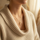 Collier Clémentine Quartz rose