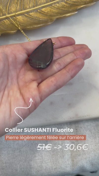Collier Sushanti fluorite Parfaites Imparfaites