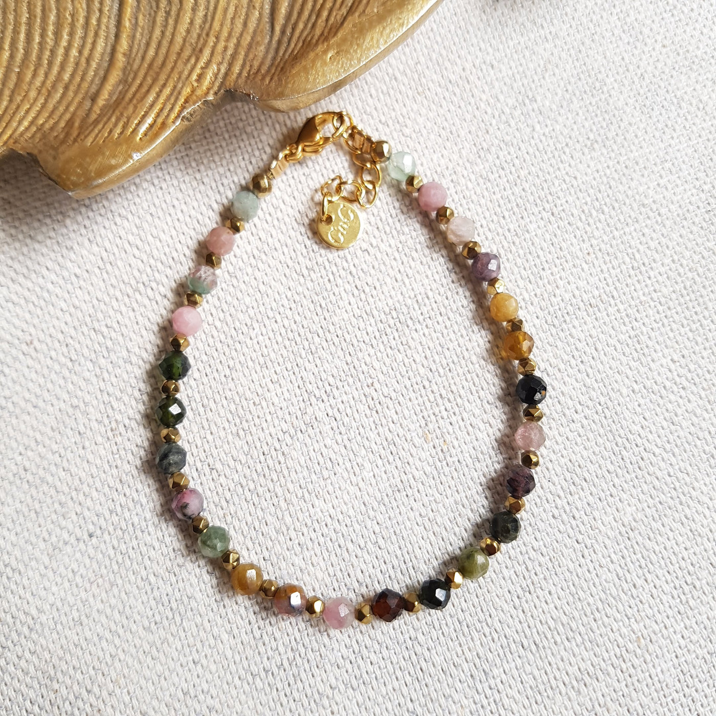 Bracelet Tourmaline ou Agate indienne - Julianne