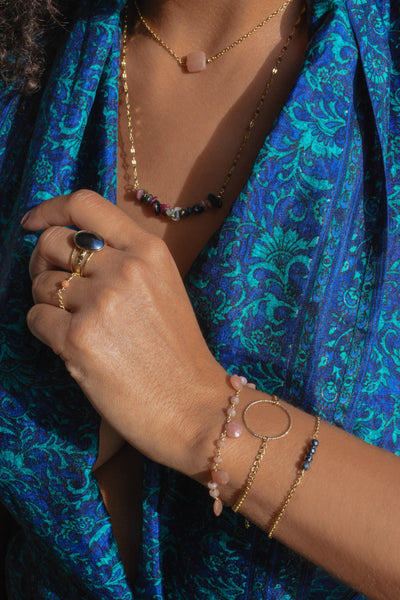 Bracelet Camille (pierre au choix)