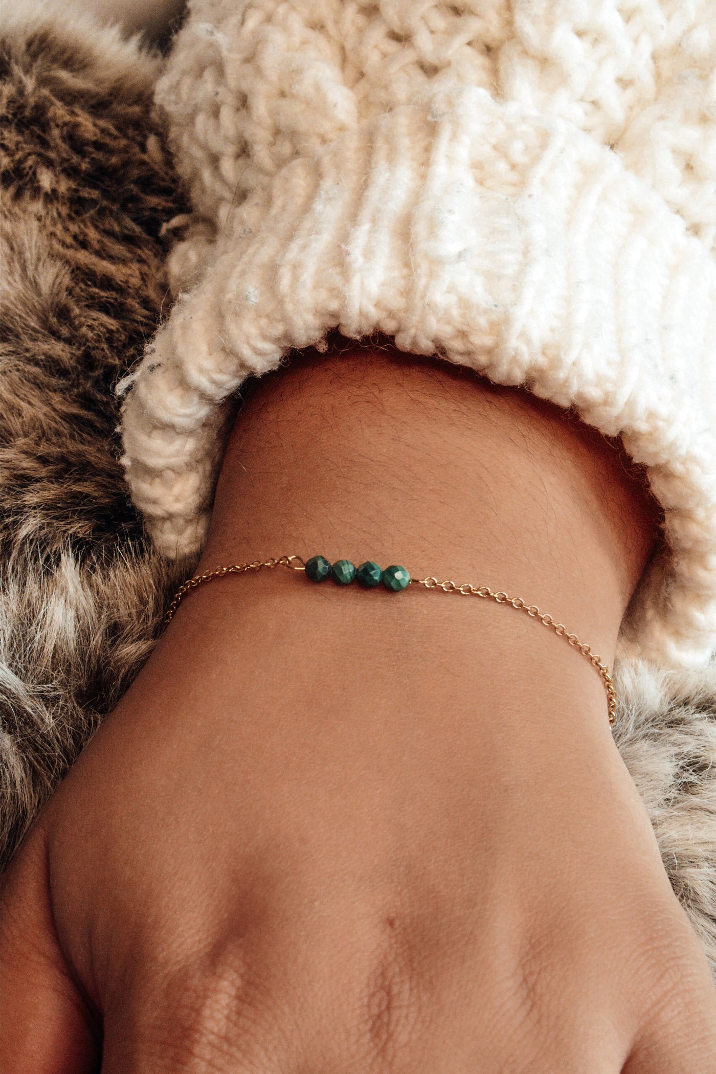 Bracelet Camille (pierre au choix)